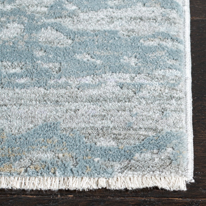 SAFAVIEH Valencia Collection VAL560J Light Grey/Blue Rug Image 7