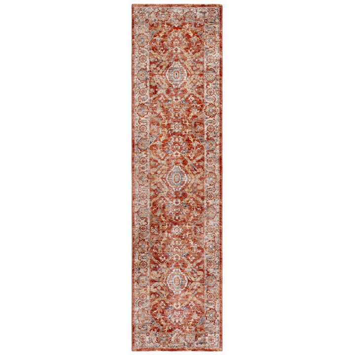 SAFAVIEH Valencia Collection VAL566P Rust / Beige Rug Image 5