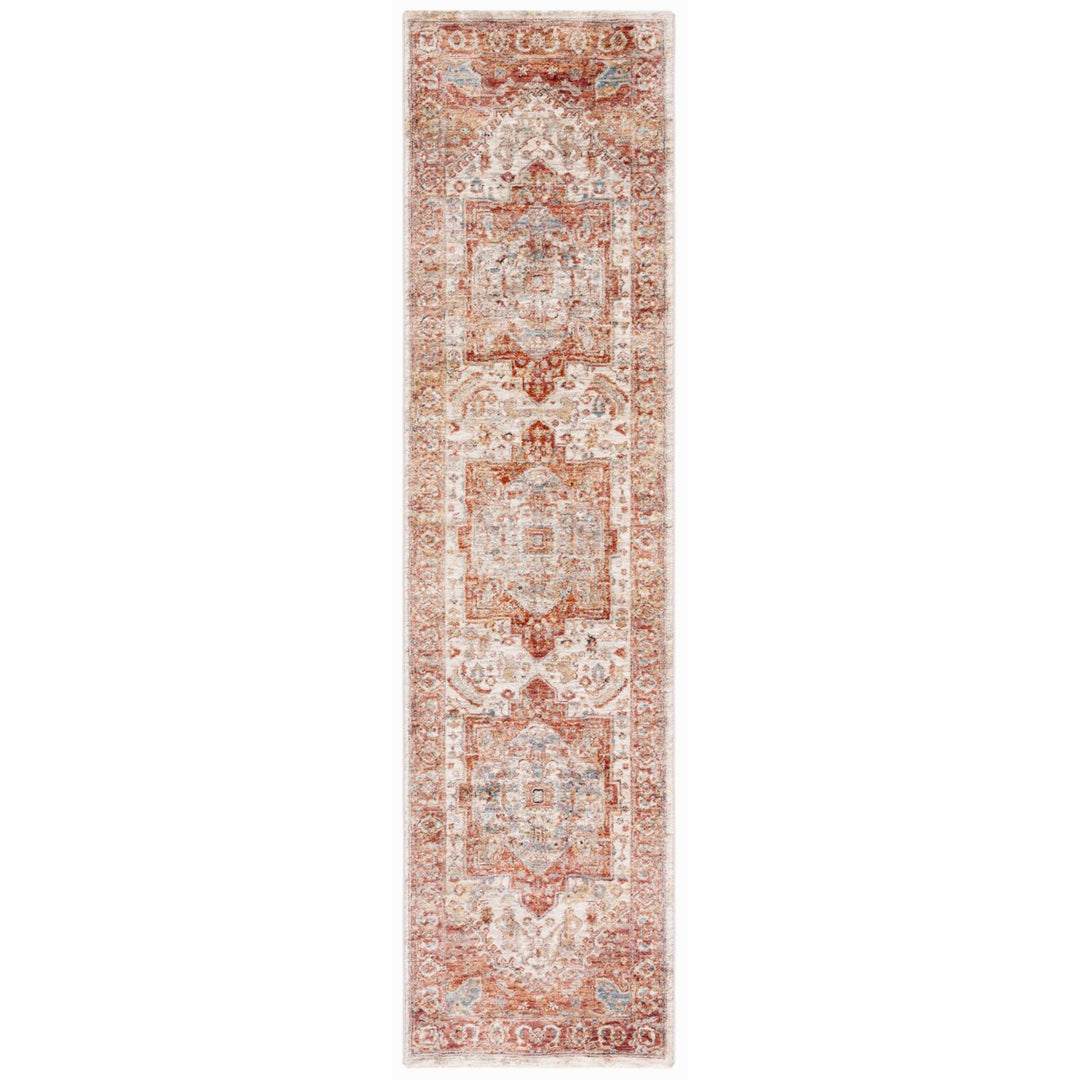 SAFAVIEH Valencia Collection VAL568B Ivory / Rust Rug Image 5