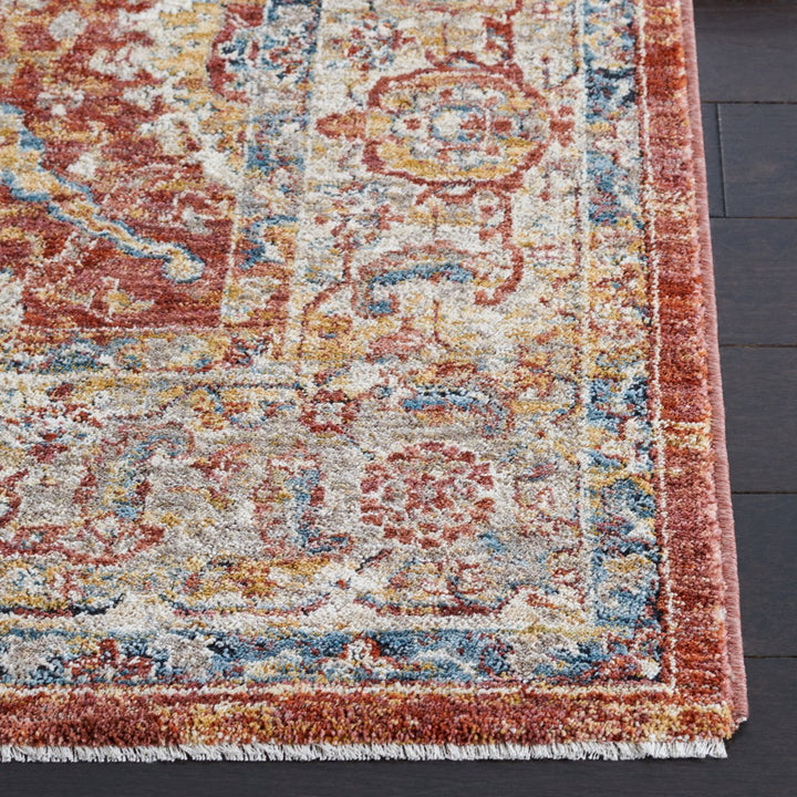 SAFAVIEH Valencia Collection VAL566P Rust / Beige Rug Image 7