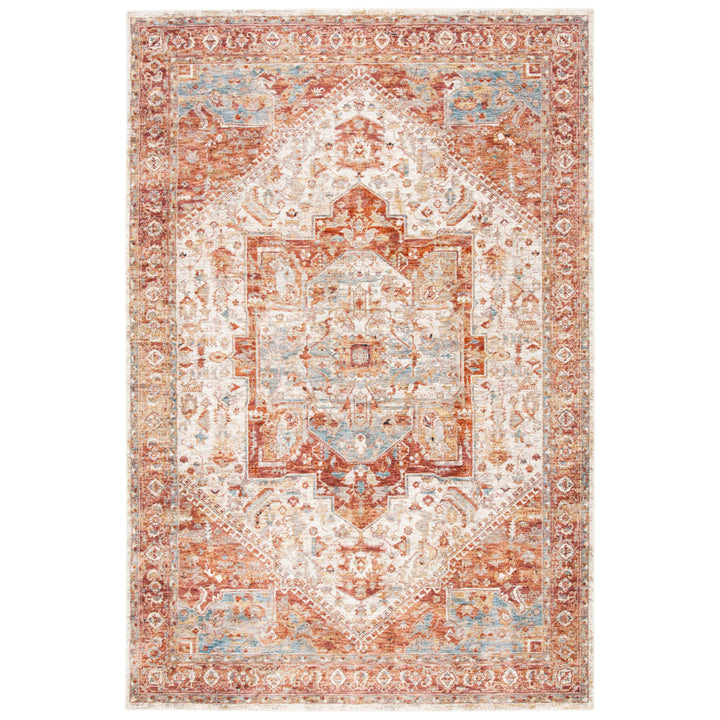 SAFAVIEH Valencia Collection VAL568B Ivory / Rust Rug Image 10