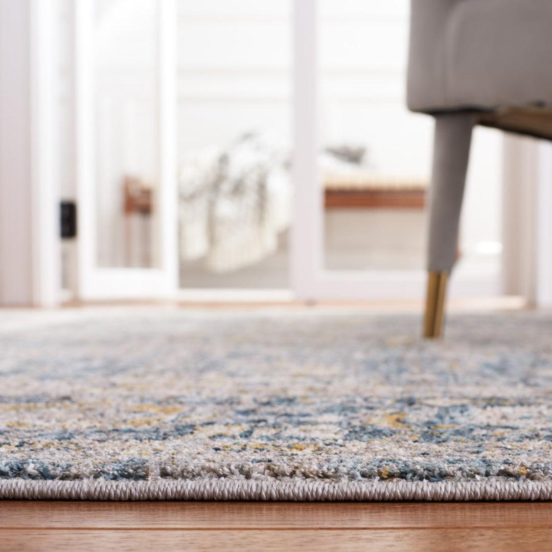 SAFAVIEH Valencia Collection VAL568M Blue / Gold Rug Image 8