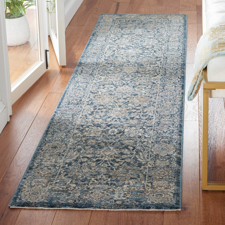 SAFAVIEH Valencia Collection VAL570M Blue Rug Image 3