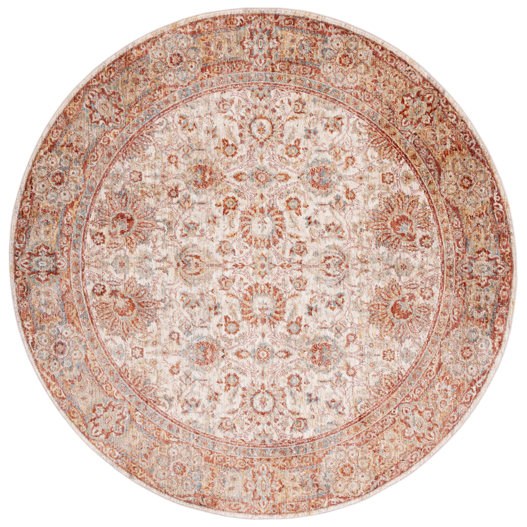 SAFAVIEH Valencia Collection VAL570B Ivory / Rust Rug Image 4