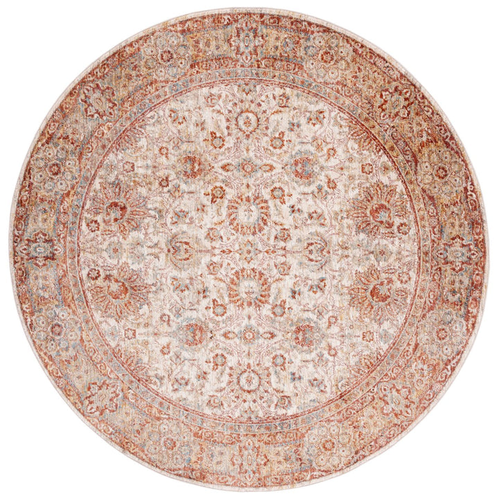 SAFAVIEH Valencia Collection VAL570B Ivory / Rust Rug Image 1