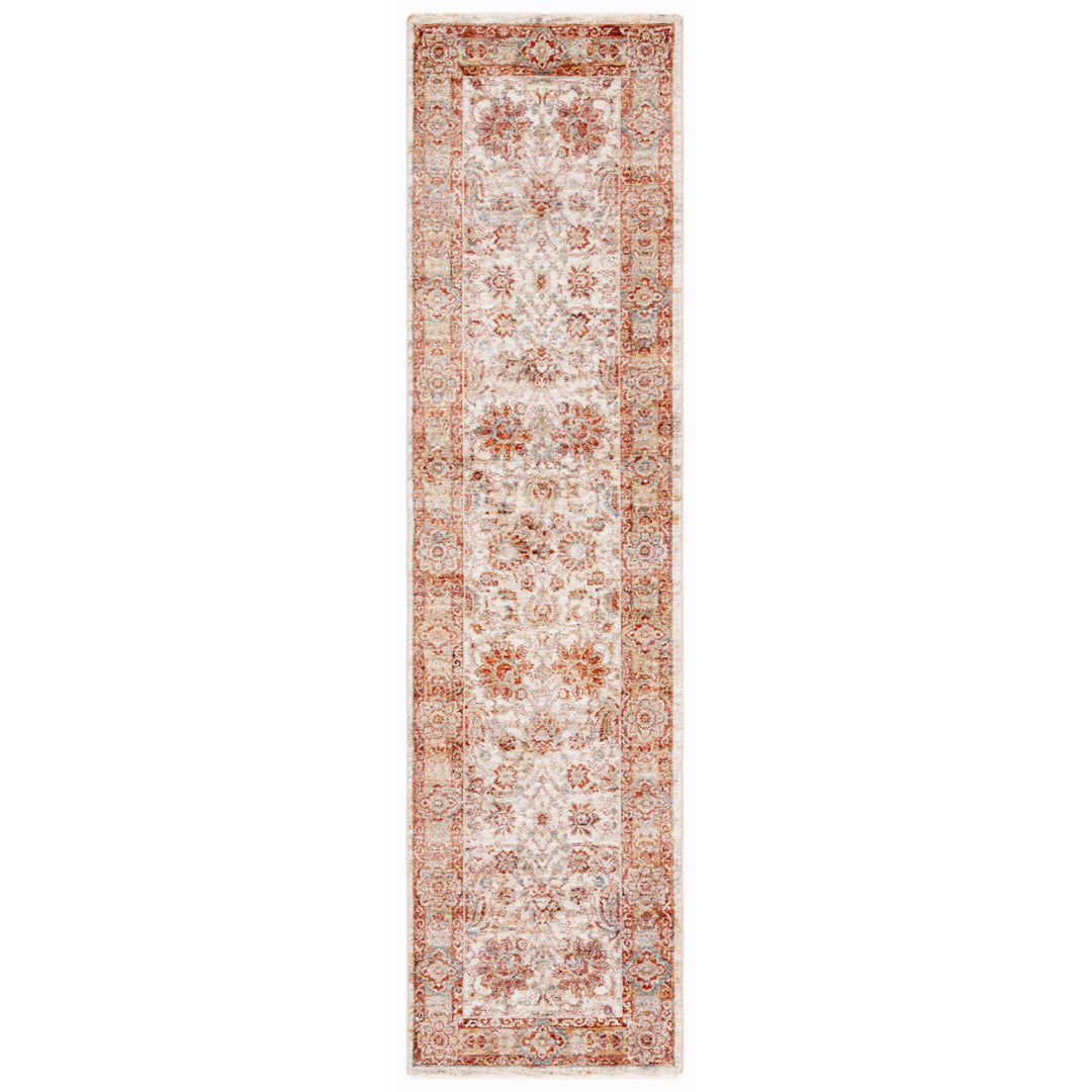 SAFAVIEH Valencia Collection VAL570B Ivory / Rust Rug Image 5