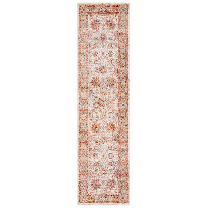 SAFAVIEH Valencia Collection VAL570B Ivory / Rust Rug Image 1