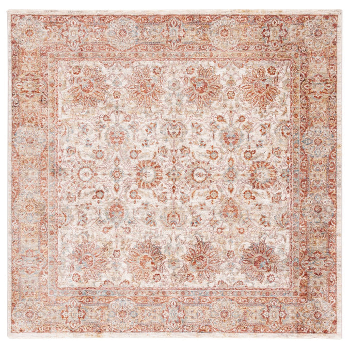 SAFAVIEH Valencia Collection VAL570B Ivory / Rust Rug Image 6