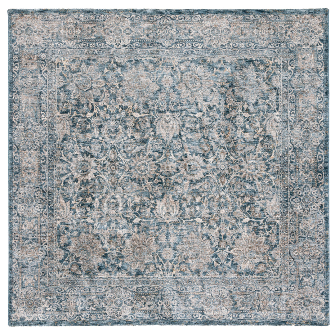 SAFAVIEH Valencia Collection VAL570M Blue Rug Image 6