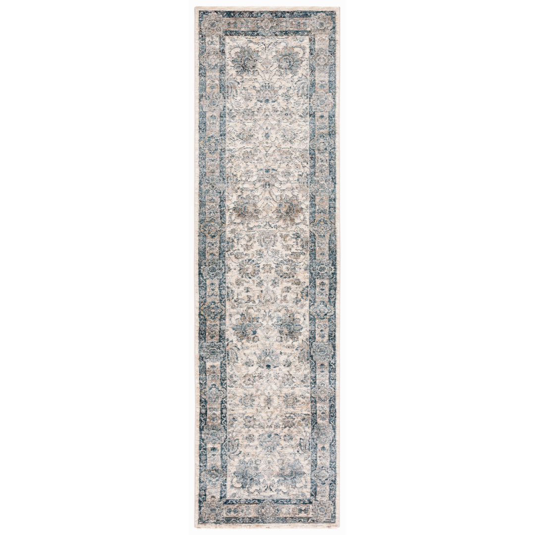 SAFAVIEH Valencia Collection VAL570A Ivory / Blue Rug Image 5