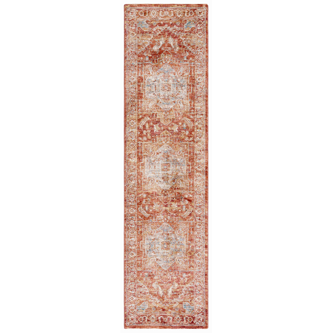 SAFAVIEH Valencia Collection VAL568P Rust/Beige Blue Rug Image 5