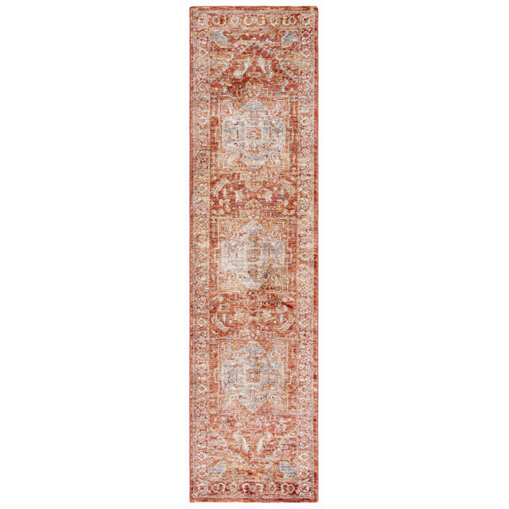 SAFAVIEH Valencia Collection VAL568P Rust/Beige Blue Rug Image 5