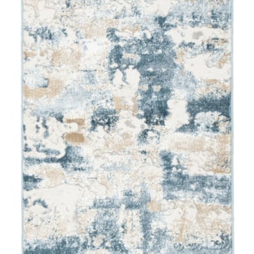 SAFAVIEH Vogue Collection VGE142B Beige / Turquoise Rug Image 1