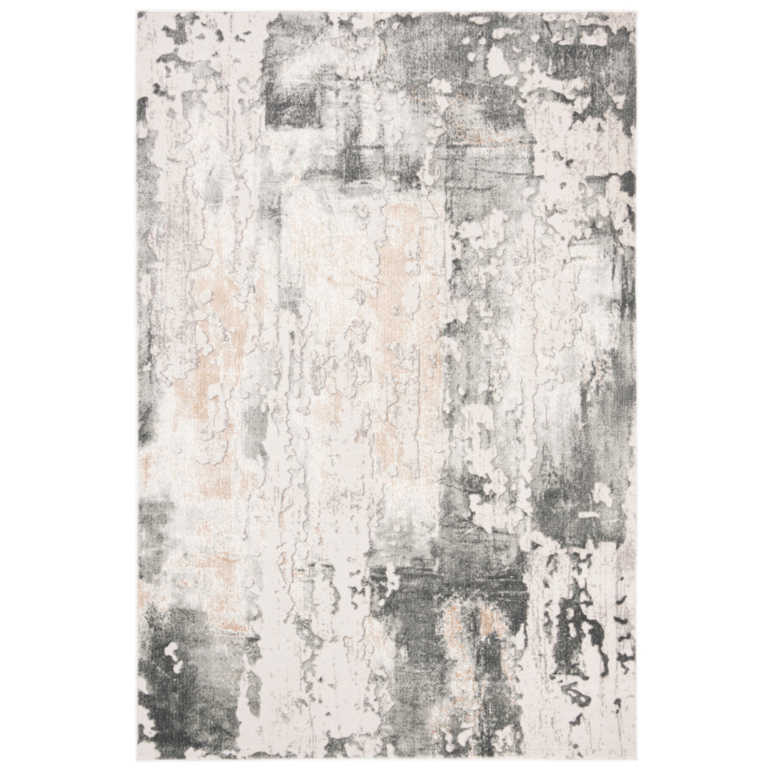 SAFAVIEH Vogue Collection VGE141A Beige / Charcoal Rug Image 9