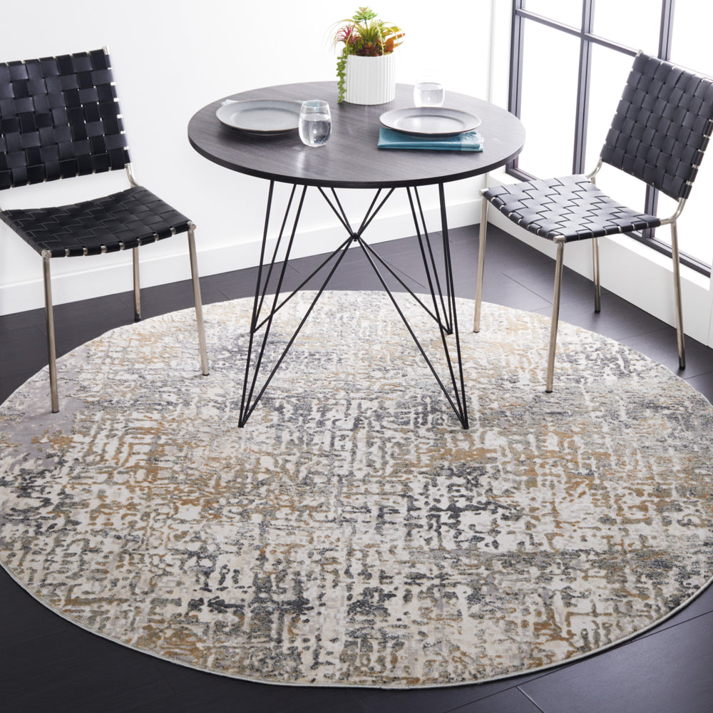 SAFAVIEH Vogue Collection VGE117A Beige / Grey Rug Image 2