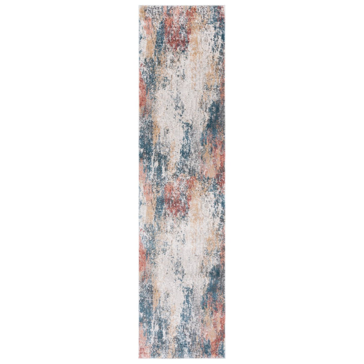 SAFAVIEH Vogue Collection VGE206A Ivory / Blue Rust Rug Image 1