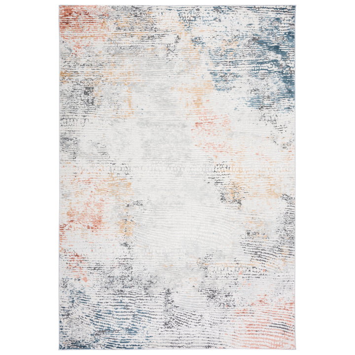 SAFAVIEH Vogue Collection VGE204A Ivory / Blue Rust Rug Image 1