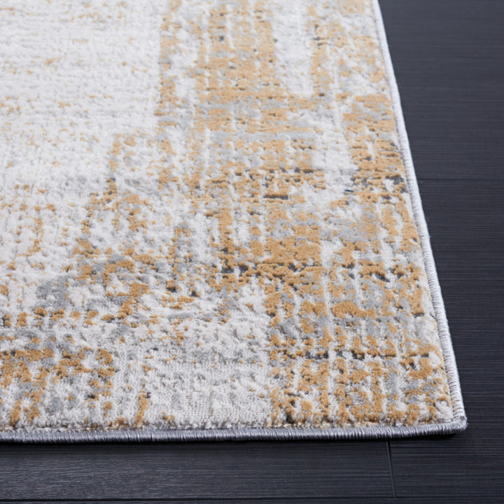 SAFAVIEH Vogue Collection VGE208F Grey / Gold Rug Image 4