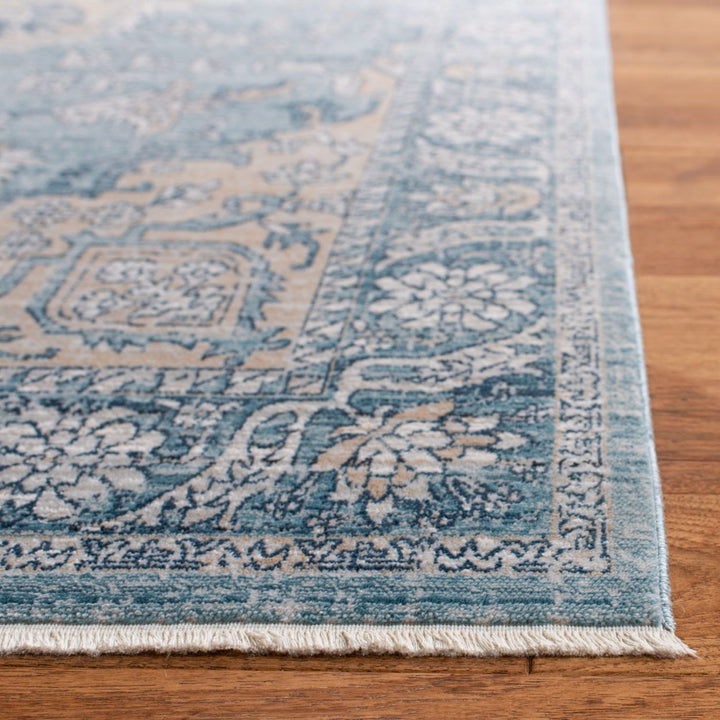 SAFAVIEH Victoria Collection VIC902N Blue / Grey Rug Image 4