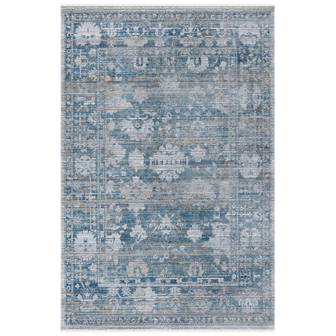 SAFAVIEH Victoria Collection VIC907M Blue / Ivory Rug Image 1