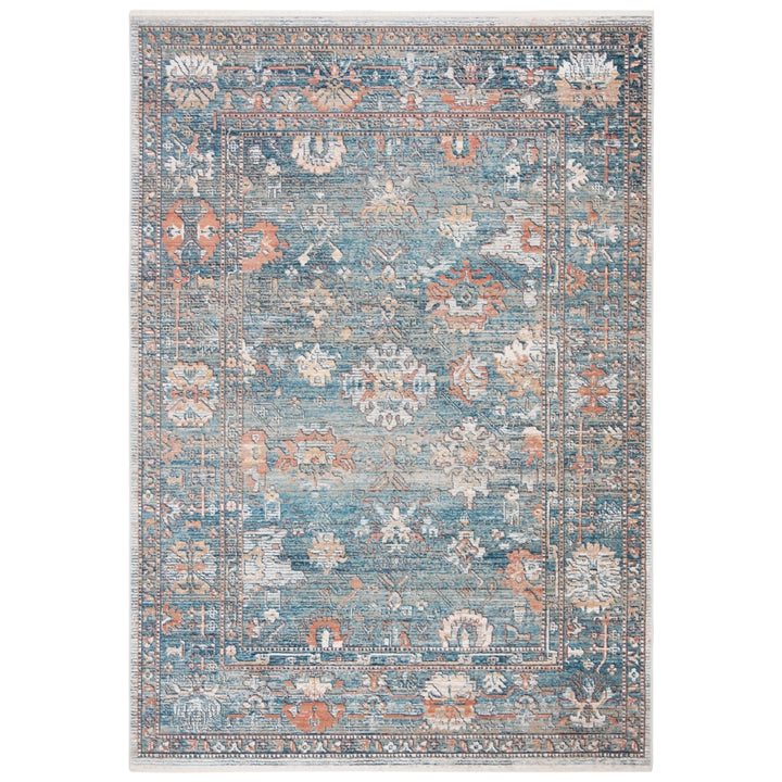 SAFAVIEH Victoria Collection VIC905M Blue / Ivory Rug Image 1