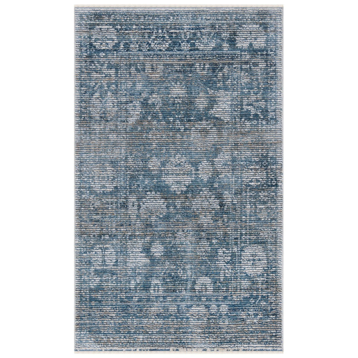 SAFAVIEH Victoria Collection VIC907M Blue / Ivory Rug Image 1