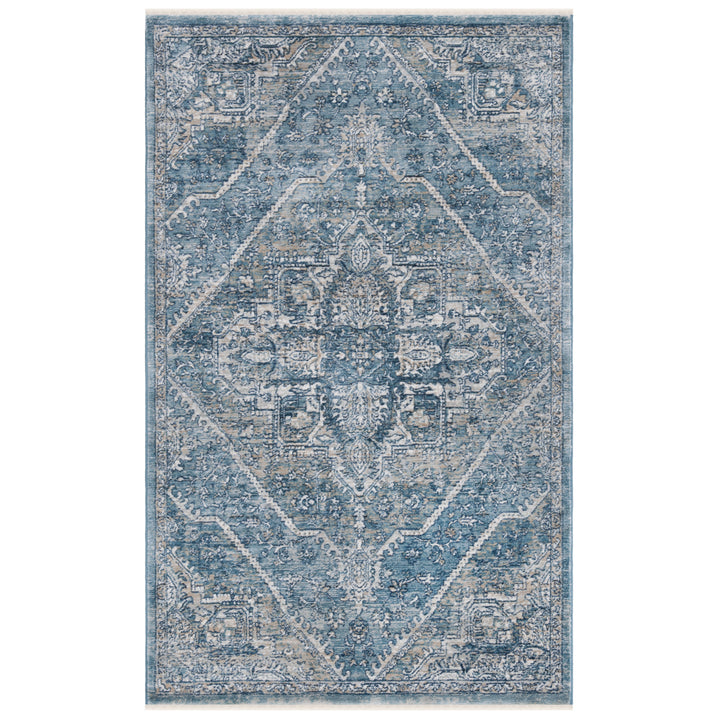 SAFAVIEH Victoria Collection VIC932F Blue / Grey Rug Image 7