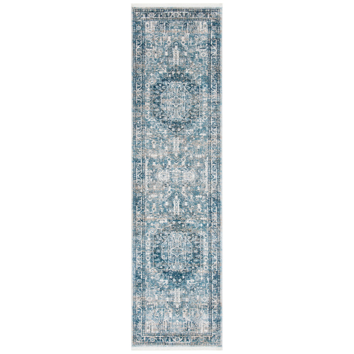 SAFAVIEH Victoria Collection VIC933F Blue / Grey Rug Image 3