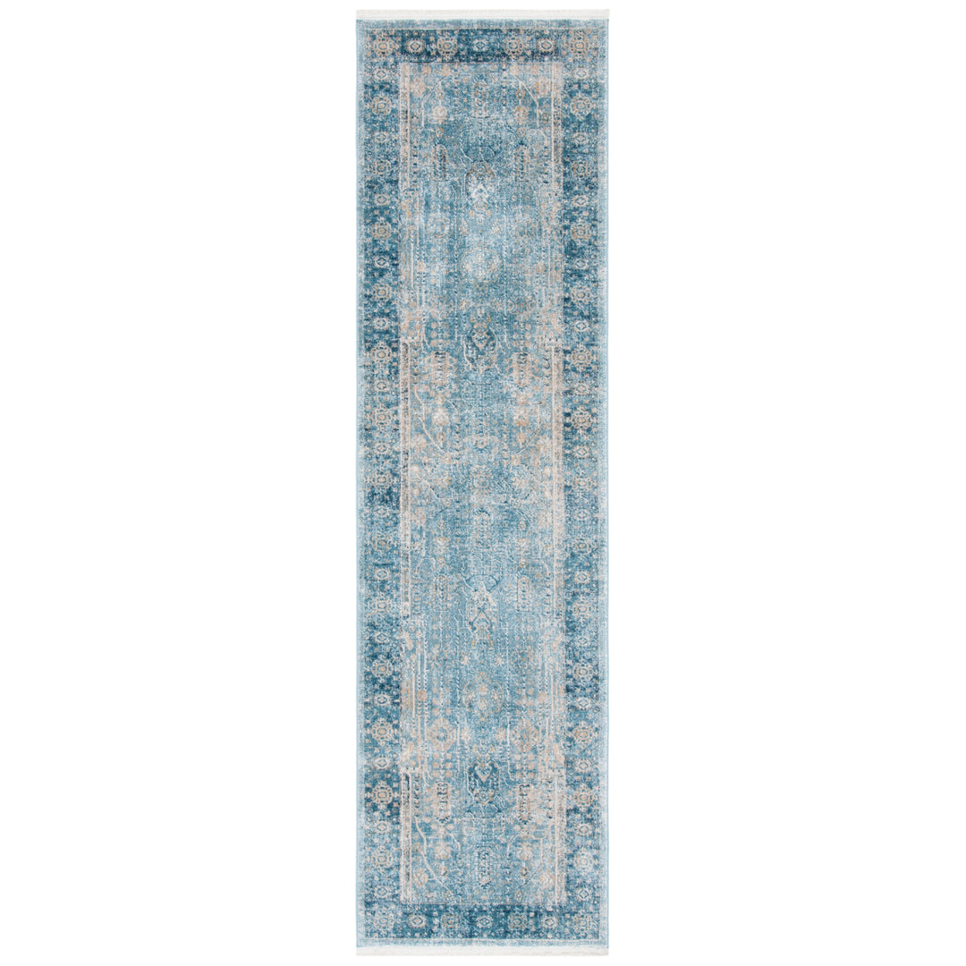 SAFAVIEH Victoria Collection VIC997N Blue / Ivory Rug Image 3