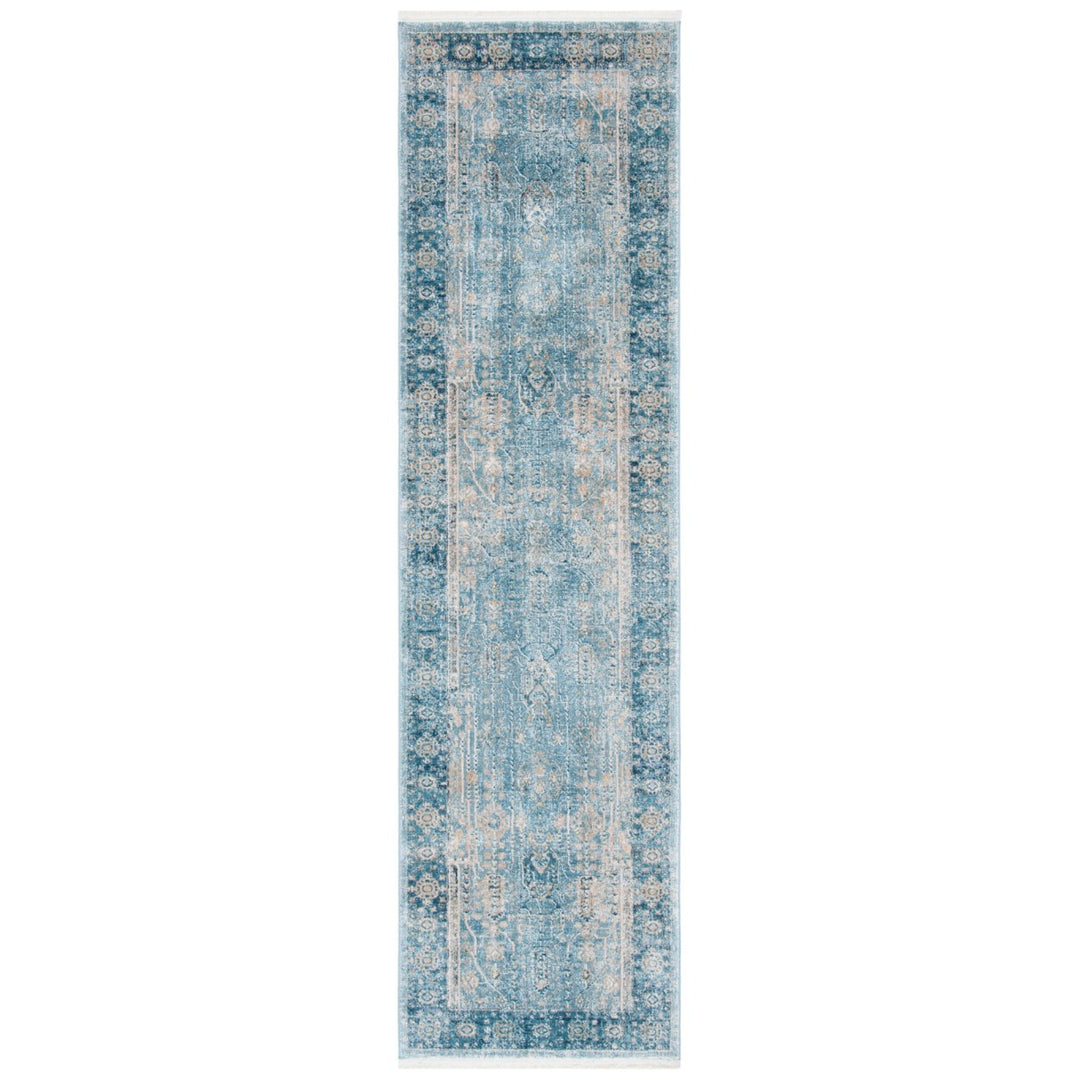 SAFAVIEH Victoria Collection VIC997N Blue / Ivory Rug Image 1