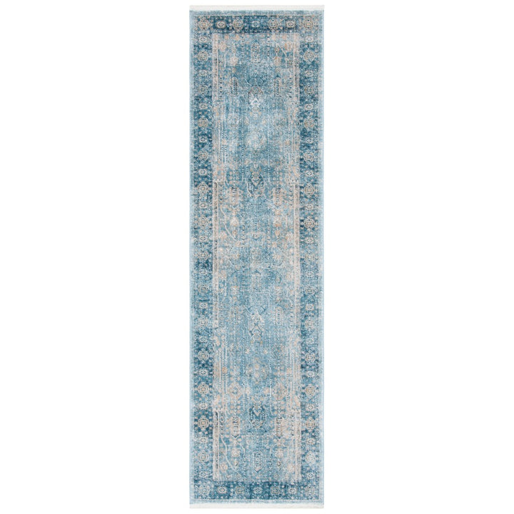 SAFAVIEH Victoria Collection VIC997N Blue / Ivory Rug Image 1