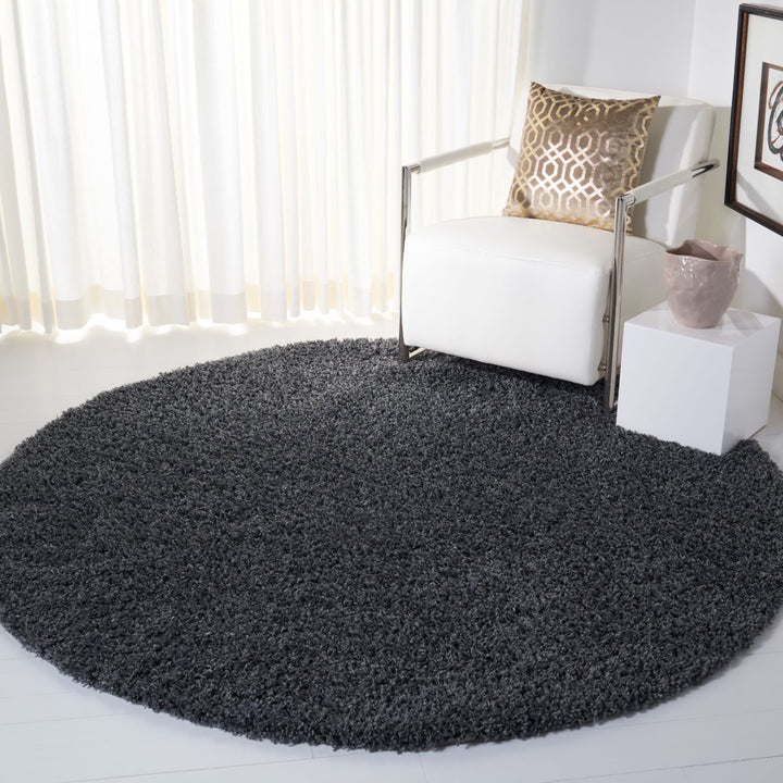 SAFAVIEH Venus Shag Collection VNS520H Dark Grey Rug Image 2