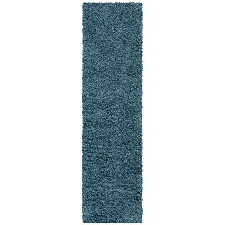 SAFAVIEH Venus Shag Collection VNS520M Blue Rug Image 1