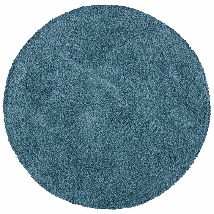 SAFAVIEH Venus Shag Collection VNS520M Blue Rug Image 1
