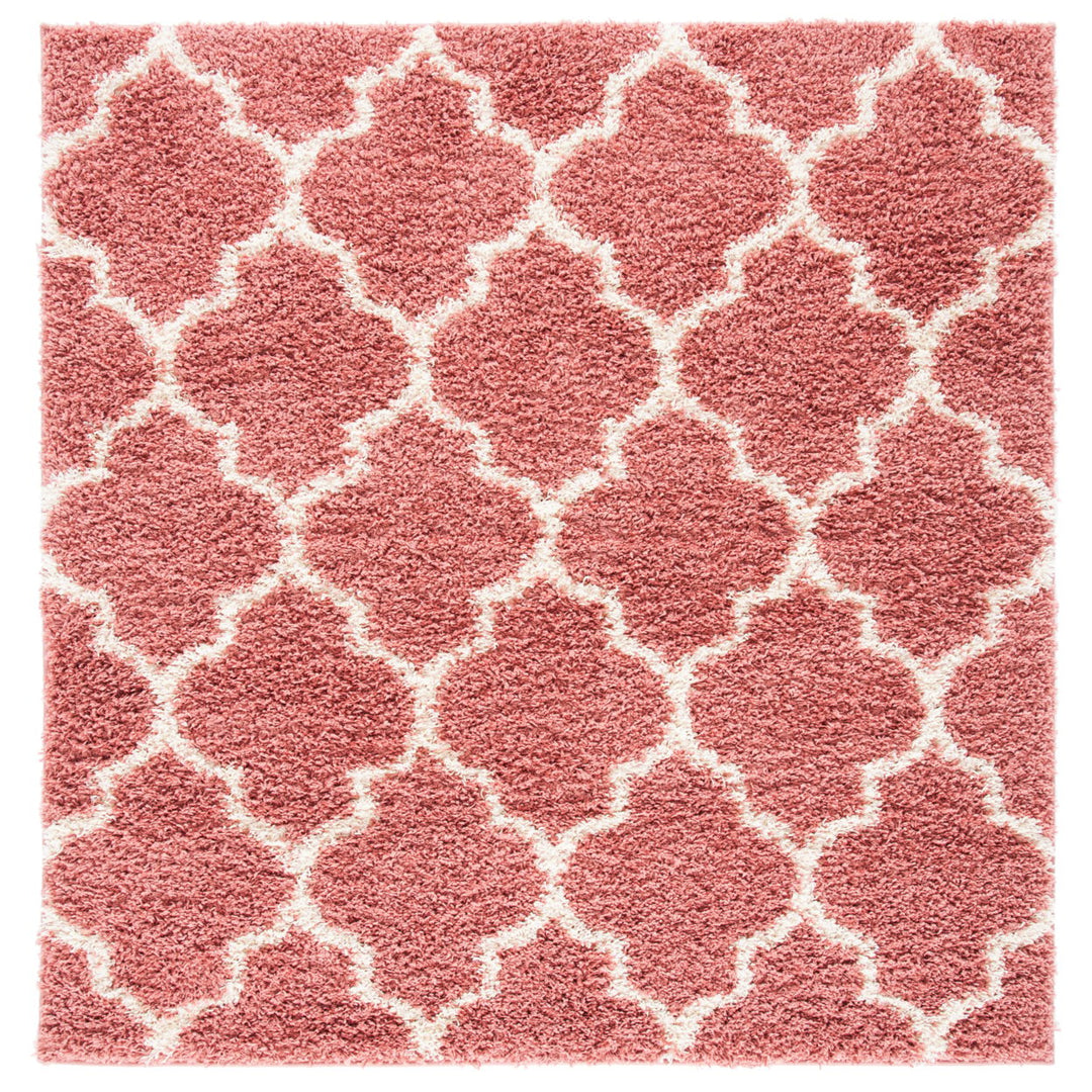 SAFAVIEH Venus Shag Collection VNS524U Pink/Ivory Rug Image 1