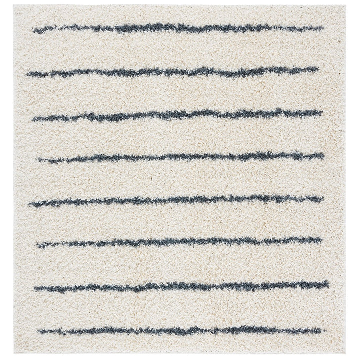 SAFAVIEH Venus Shag VNS604B Ivory / Dark Grey Rug Image 6