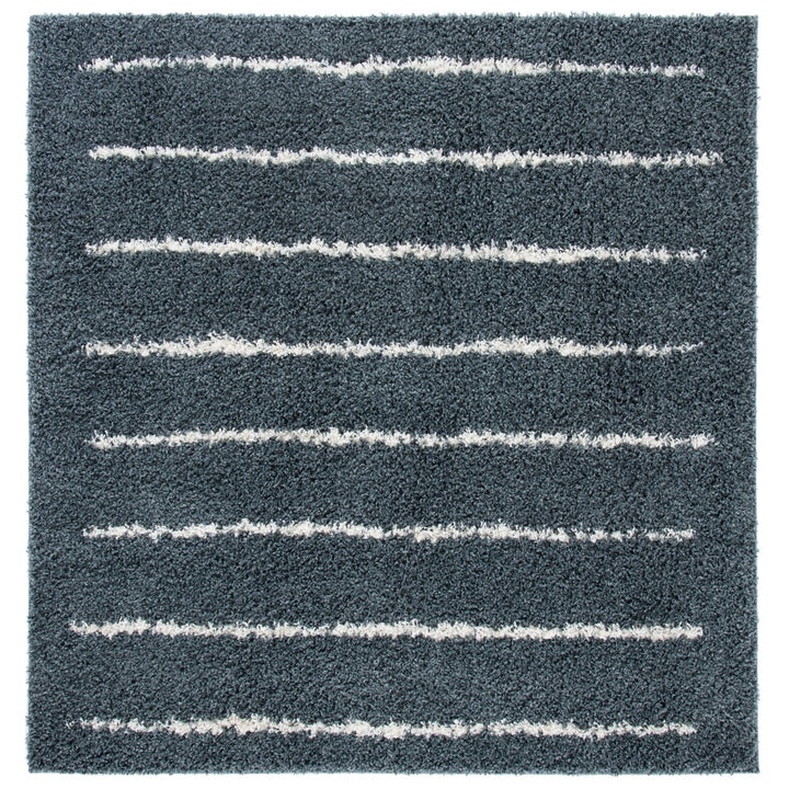 SAFAVIEH Venus Shag VNS604G Dark Grey / Ivory Rug Image 1