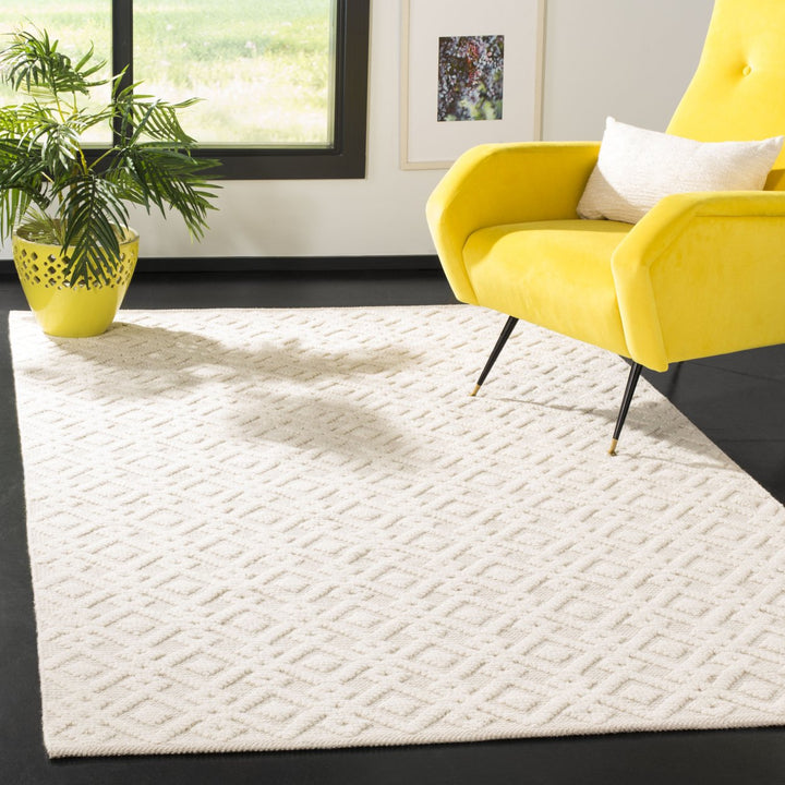 SAFAVIEH Vermont Collection VRM102A Handwoven Ivory Rug Image 1