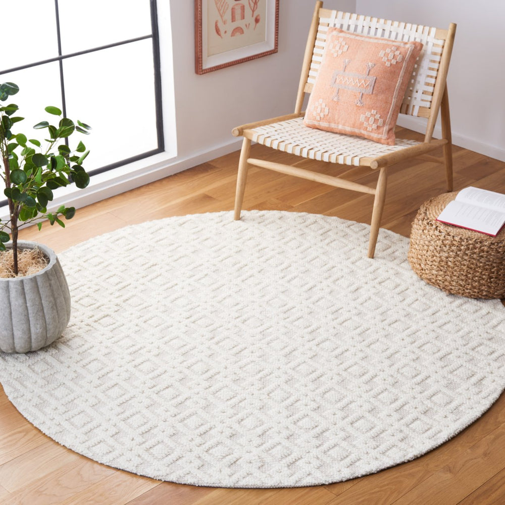 SAFAVIEH Vermont Collection VRM102A Handwoven Ivory Rug Image 2