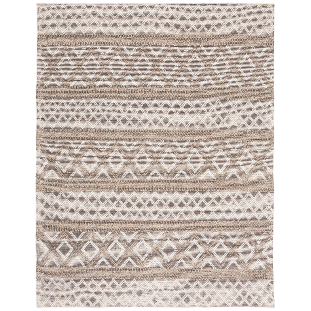 SAFAVIEH Vermont VRM211F Handwoven Ivory / Grey Rug Image 1