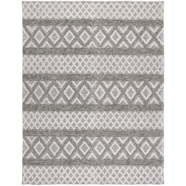 SAFAVIEH Vermont VRM211H Handwoven Ivory / Dark Grey Rug Image 1