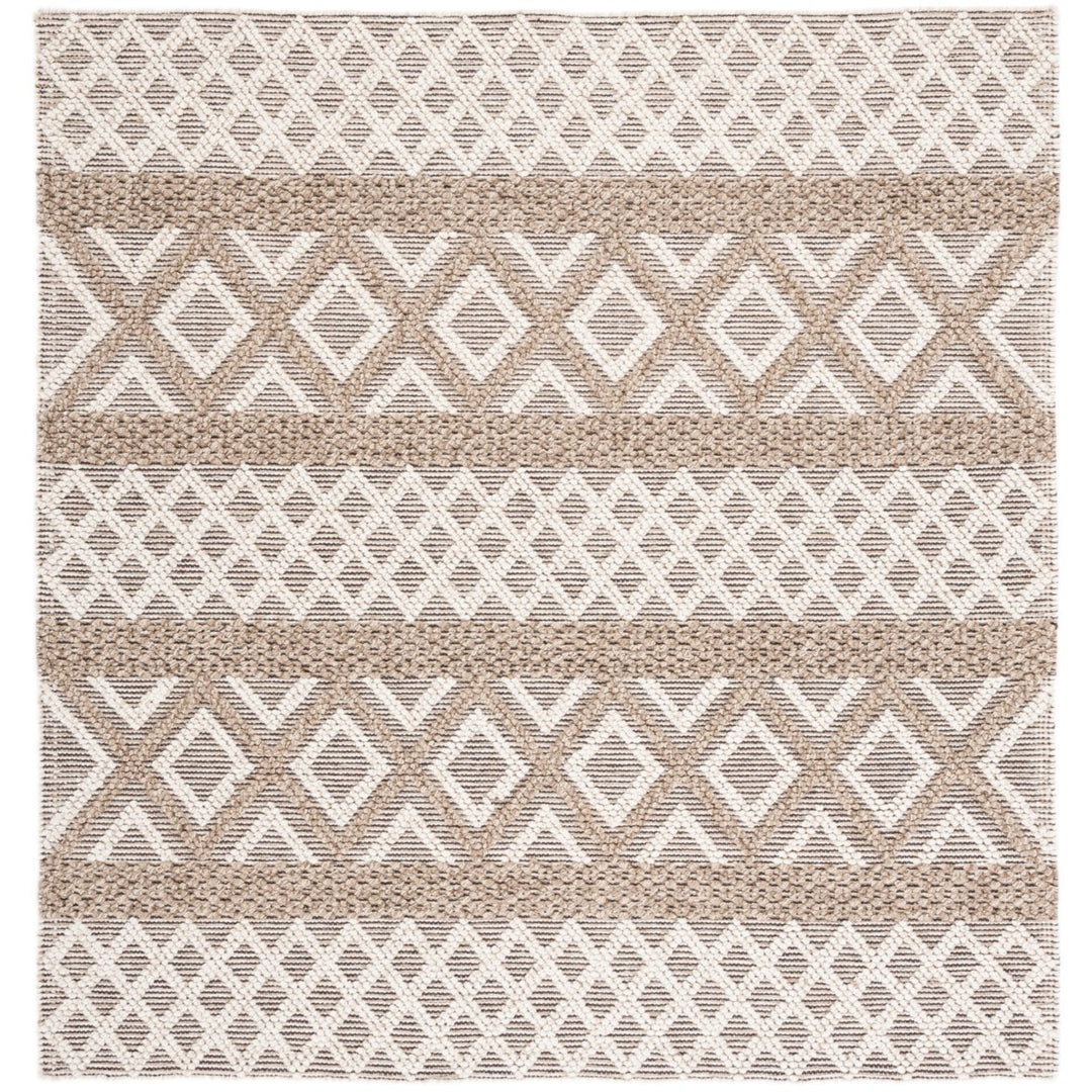 SAFAVIEH Vermont VRM211F Handwoven Ivory / Grey Rug Image 1