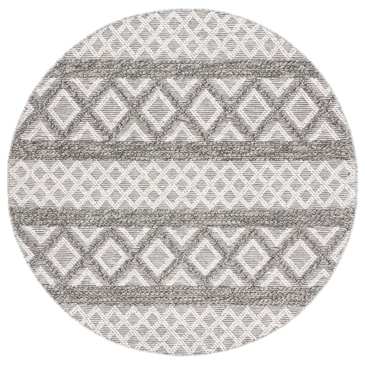 SAFAVIEH Vermont VRM211H Handwoven Ivory / Dark Grey Rug Image 4