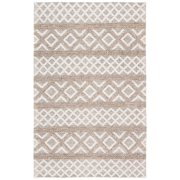 SAFAVIEH Vermont VRM211F Handwoven Ivory / Grey Rug Image 1