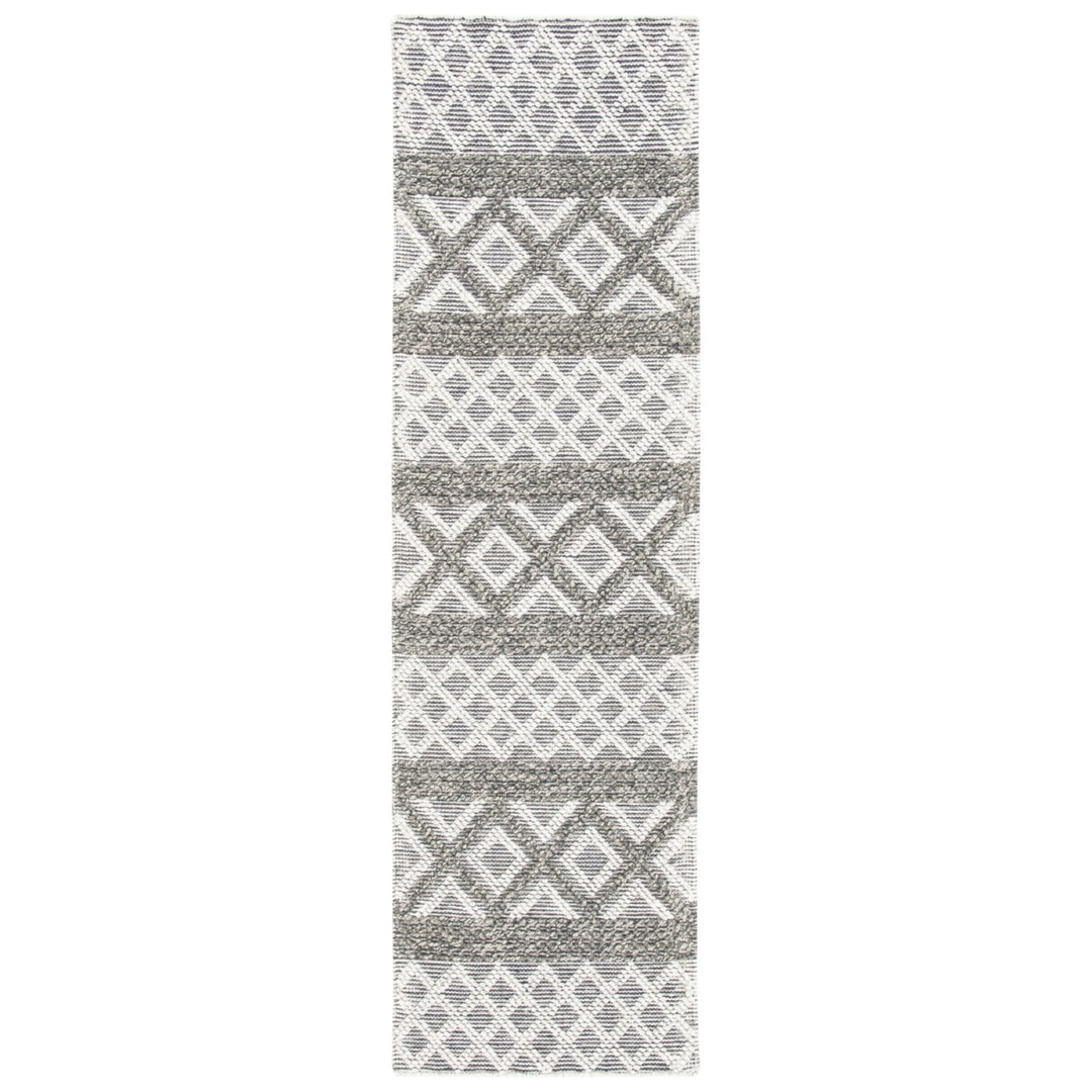 SAFAVIEH Vermont VRM211H Handwoven Ivory / Dark Grey Rug Image 1