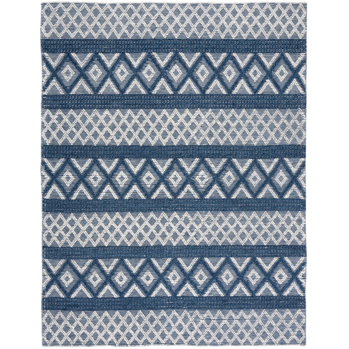 SAFAVIEH Vermont VRM211N Handwoven Ivory / Blue Rug Image 1