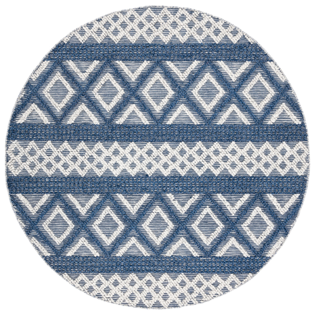 SAFAVIEH Vermont VRM211N Handwoven Ivory / Blue Rug Image 4