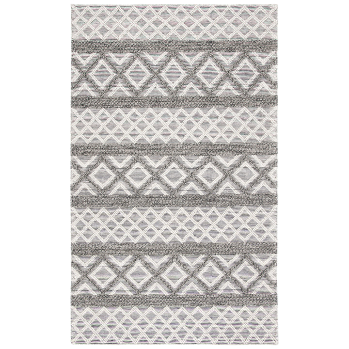 SAFAVIEH Vermont VRM211H Handwoven Ivory / Dark Grey Rug Image 10