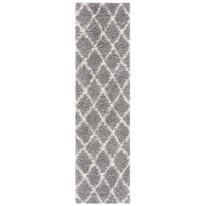 SAFAVIEH Venus Shag Collection VNS681J Grey/Ivory Rug Image 4