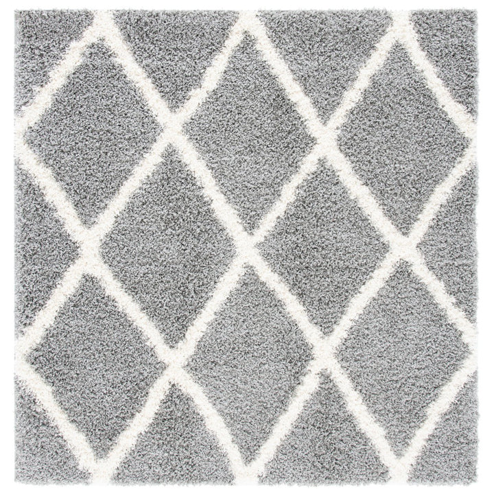 SAFAVIEH Venus Shag Collection VNS681J Grey/Ivory Rug Image 5